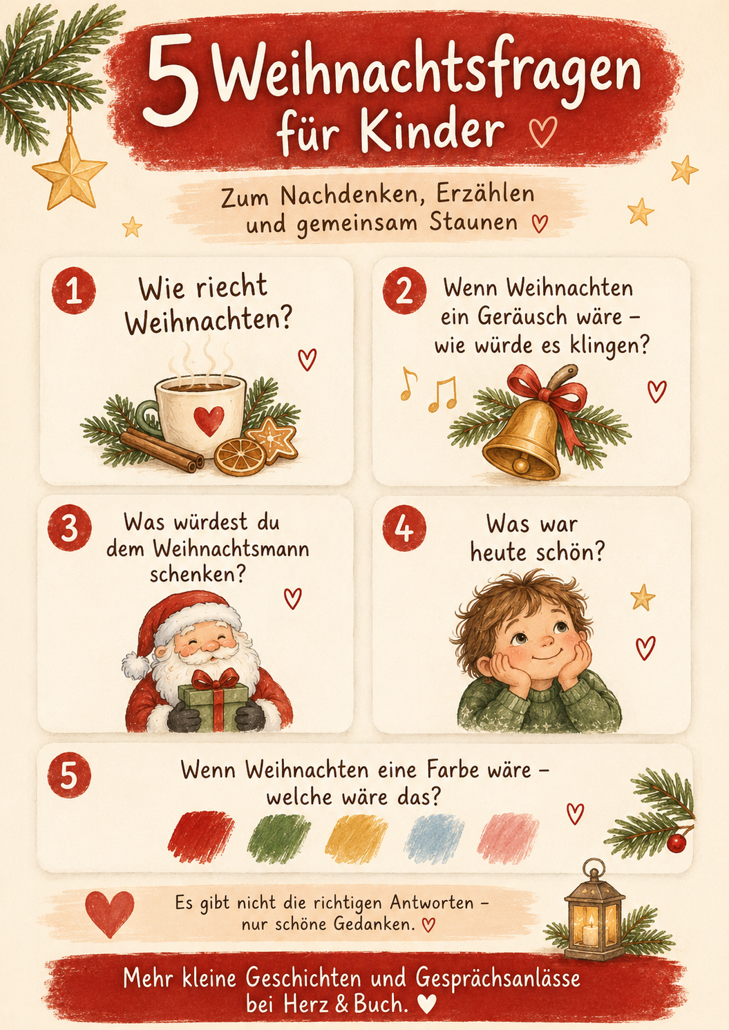 5 Weihnachtsfragen für Kinder – Vorschau