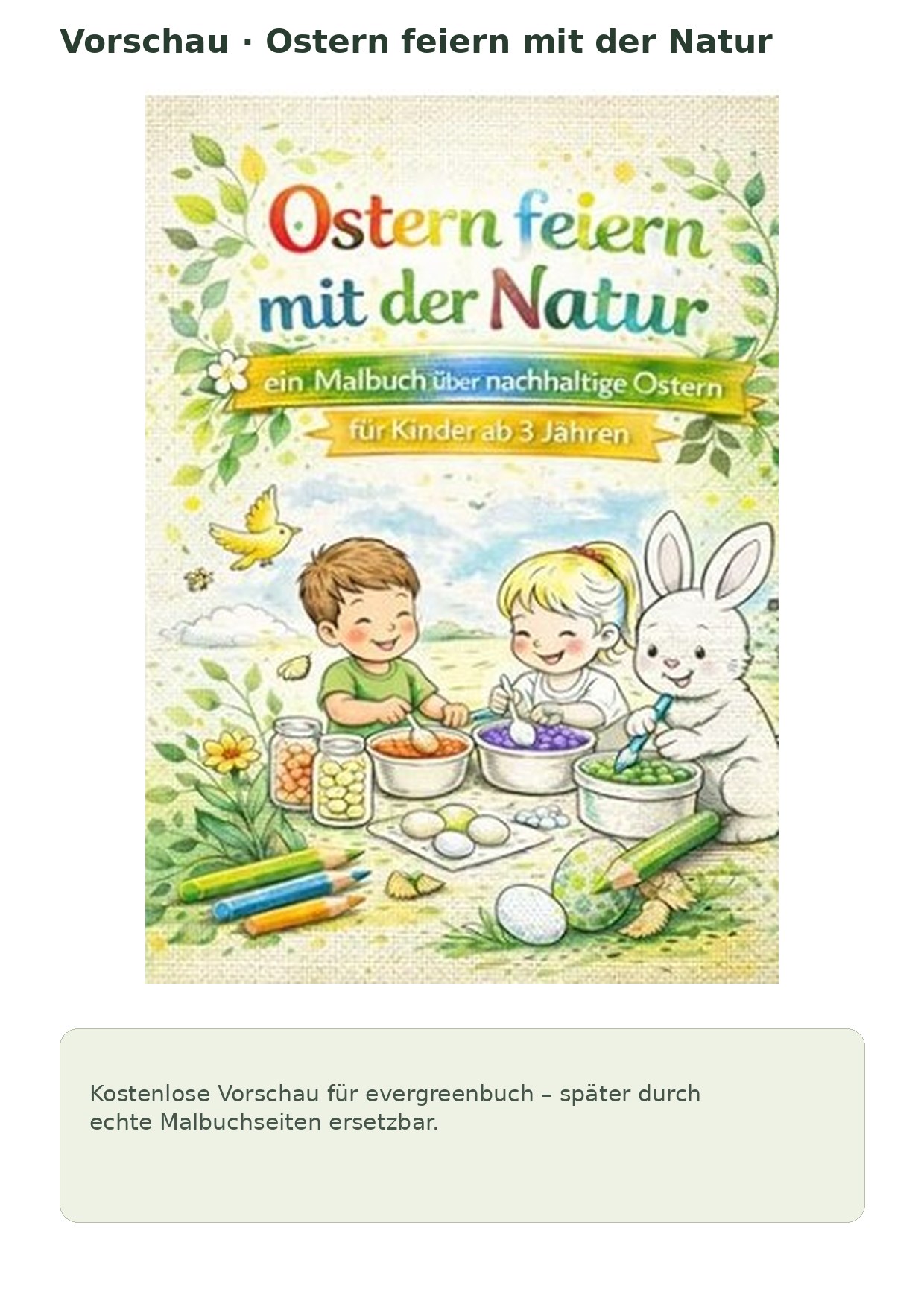 Vorschau Ostern feiern mit der Natur
